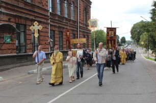 Крестный ход в городе Чаусы