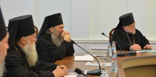 Епископ Софроний принял участие в очередном заседании Синода Белорусского Экзархата